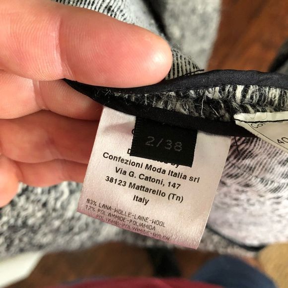 Calvin Klein Double Breasted wool trench coat - Picture 3 of 4